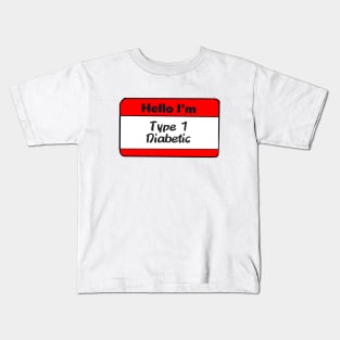 T1D Nametag Kids T-Shirt